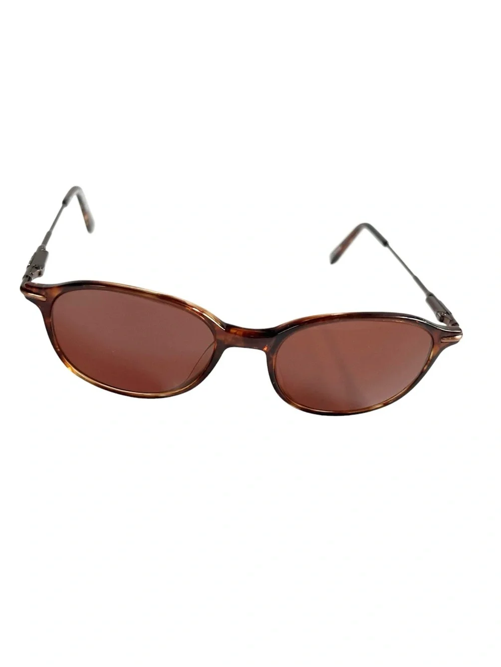 Hobie vintage Aruba spring hinge metal copper arm polarized tortoise sunglasses
